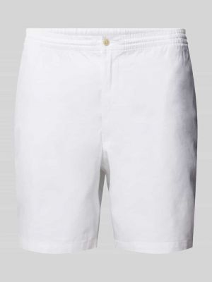 Bermudy w jednolitym kolorze Polo Ralph Lauren Big & Tall białe