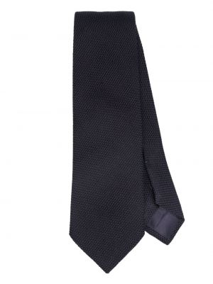 Hodvábna kravata Tagliatore modrá