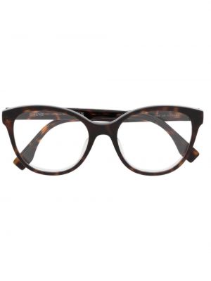 Korekciniai akiniai Fendi Eyewear ruda