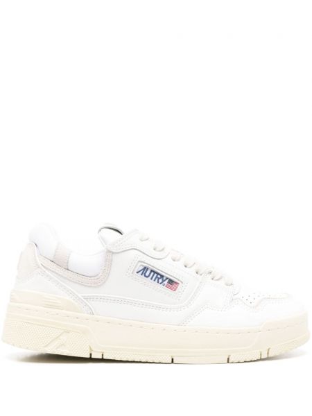 Baskets en cuir Autry blanc