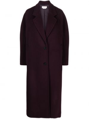 Kabát Alexander Mcqueen fialový