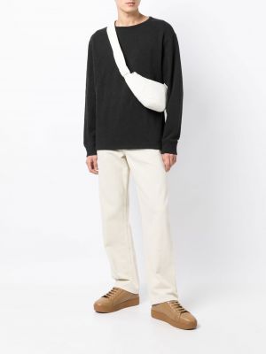 Sweter z dżerseju Lemaire czarny