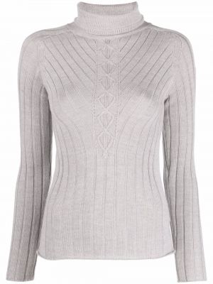 Pull en tricot Rossignol gris