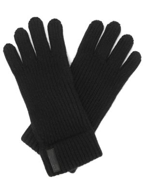 Кашемировые перчатки Giorgio Armani черные