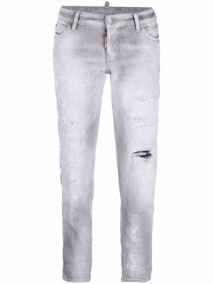 Skinny fit-jeans Dsquared2 grå