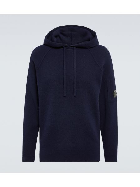 Ull hoodie C.p. Company svart