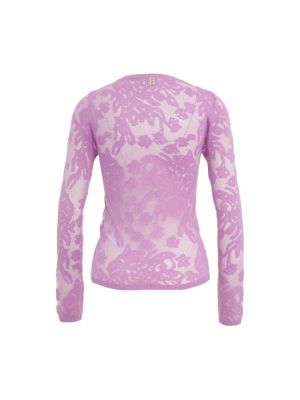 Pullover mit rundem ausschnitt Blugirl lila