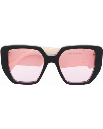 Oversized glasögon Gucci Eyewear svart