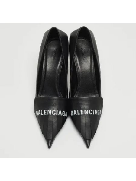 Calzado de cuero retro Balenciaga Vintage negro