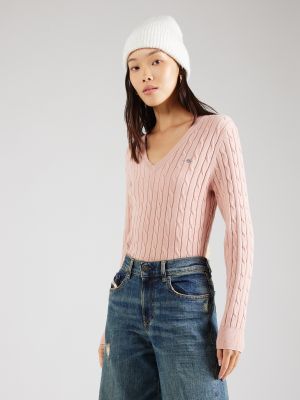Пуловер Gant розово