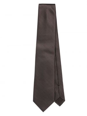 Jedwabny krawat z nadrukiem Tom Ford
