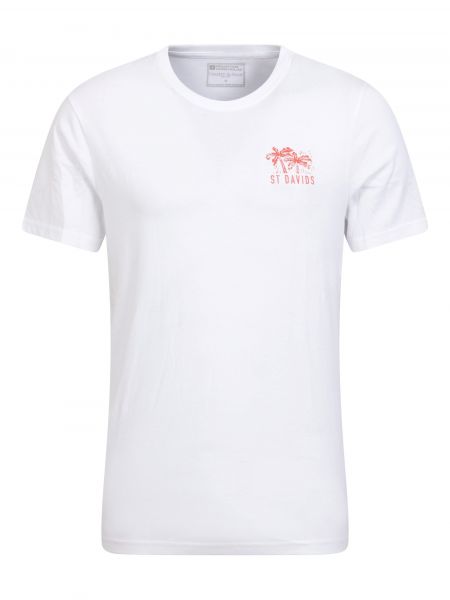 Koszulka z nadrukiem Mountain Warehouse biała