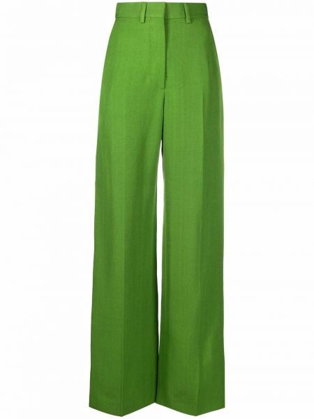 Pantalones de cintura alta Casablanca verde