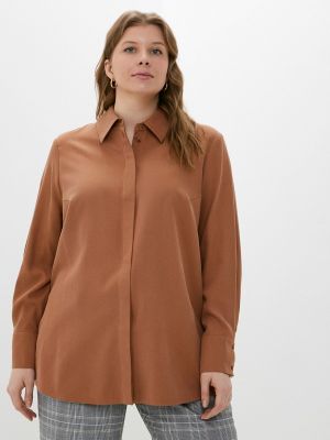 Блузка Pompa коричневая