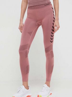 Spodnie sportowe Hummel różowe