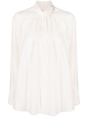 Копринена блуза Forte_forte бяло