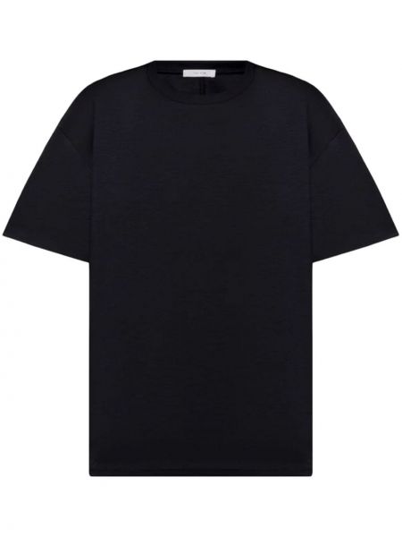 Vilnonis marškinėliai The Row juoda