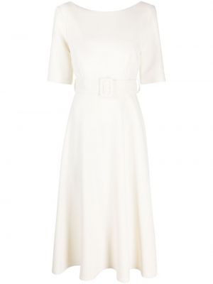 Μίντι φόρεμα P.a.r.o.s.h. λευκό