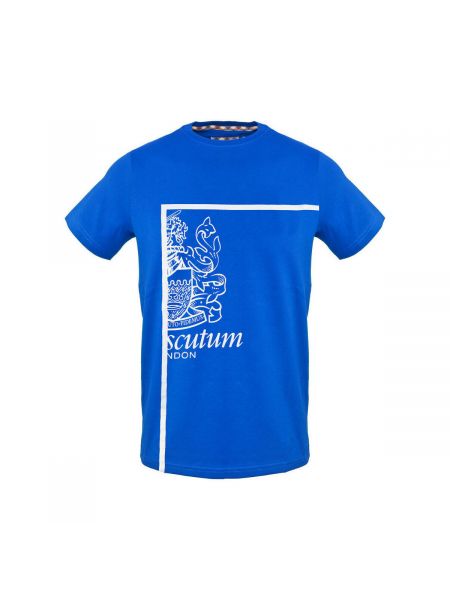Tričko s krátkými rukávy Aquascutum modré