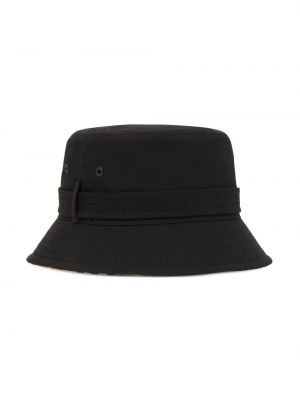 Bavlněný klobouk Burberry černý