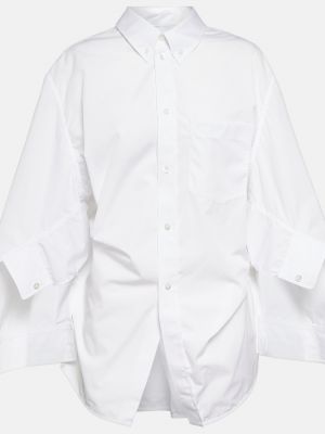 Рубашка в полоску Balenciaga белая