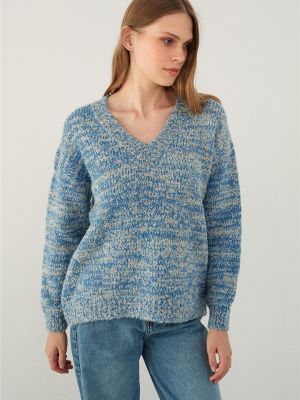 Трикотажный свитер с v-образным вырезом Sherin