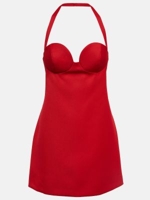 Mini robe en laine Magda Butrym rouge