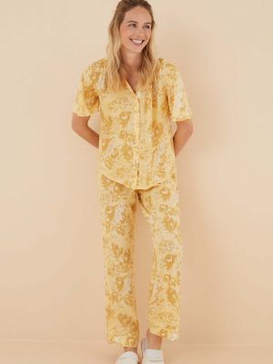 Piżama Women'secret żółta