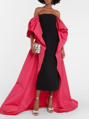 Sukienka długa Carolina Herrera czarna