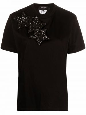 Camiseta de estrellas Dsquared2 negro