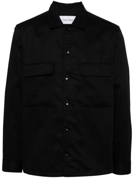 Dugačka košulja Calvin Klein crna