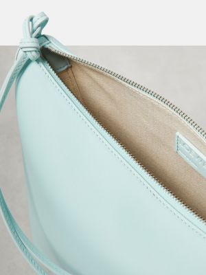 Δερμάτινη τσάντα ώμου Loewe μπλε
