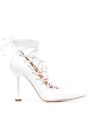 Полуотворени обувки Tori Solea бяло