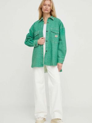 Traper jakna oversized American Vintage zelena