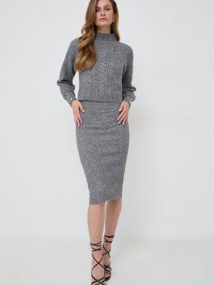 Mini šaty Morgan šedé