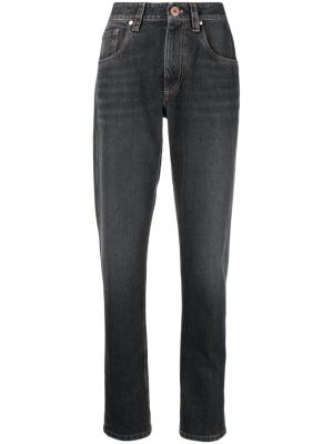 Straight leg jeans Brunello Cucinelli grigio
