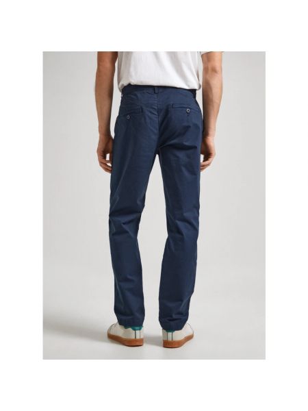 Niebieskie сhinosy slim fit bawełniane Pepe Jeans