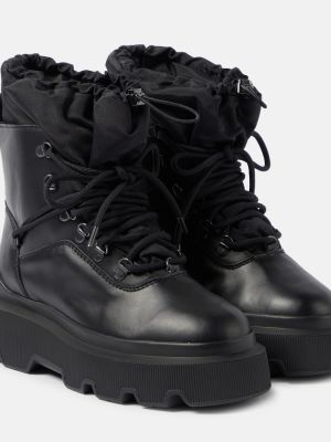 Leder ankle boots Inuikii schwarz