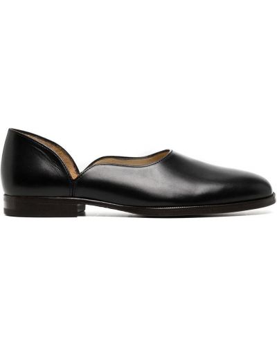 Slip-on кожени полуотворени обувки Lemaire черно