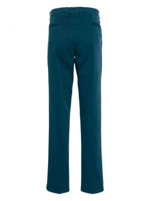 Pantalon chino plissé Boglioli bleu