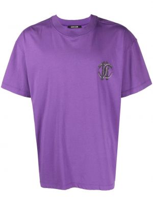 T-shirt Roberto Cavalli lila