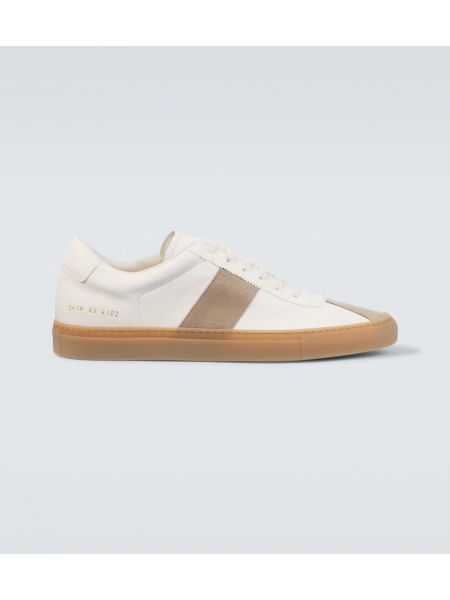 Nahka mokka tenniskenkiä Common Projects valkoinen