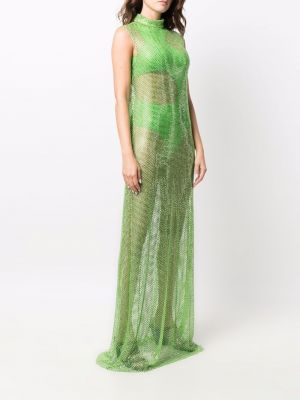 Koktejlové šaty Stella Mccartney zelené