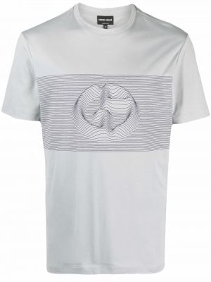 T-shirt Giorgio Armani grå