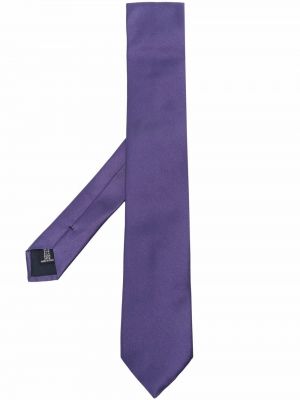 Jedwabny krawat Corneliani - fioletowy