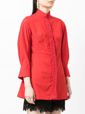 Bavlněná košile Shiatzy Chen červená