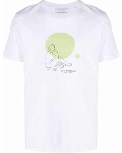 Camiseta con estampado manga corta Société Anonyme blanco