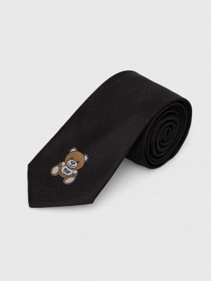 Шовкова краватка Moschino чорна