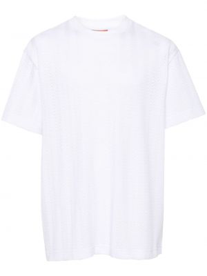 T-shirt en tricot Missoni blanc