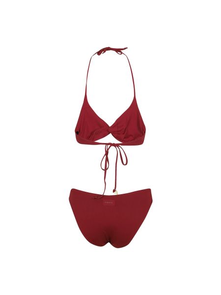 Bikini de cintura alta Fisico rojo